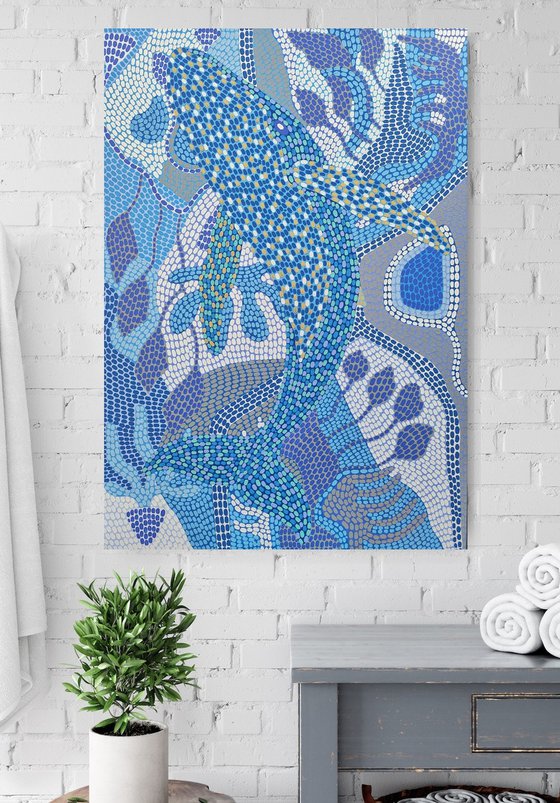 Whale in a Mosaic Sea