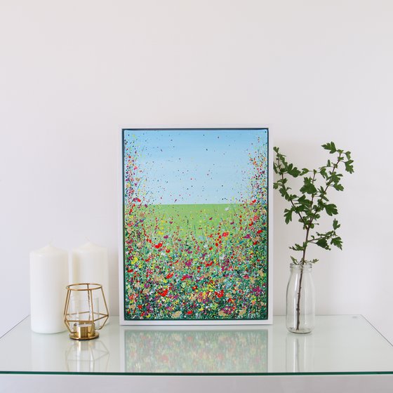 Floral Painting - Walk Among The Wildflowers