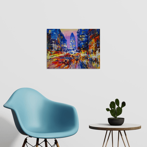 Abstract cityscape (London)