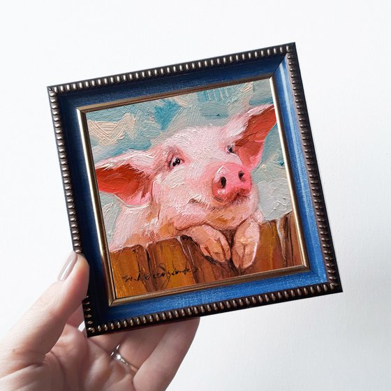 Pig portrait