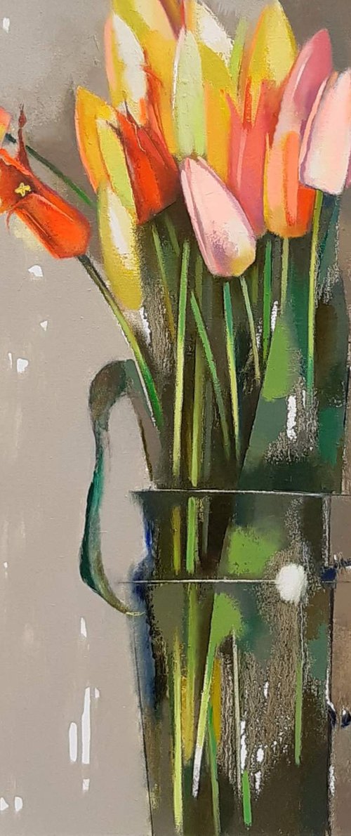 Bouquet of tulips by Oksana Kornienko