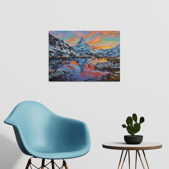 "Evening Mountains"