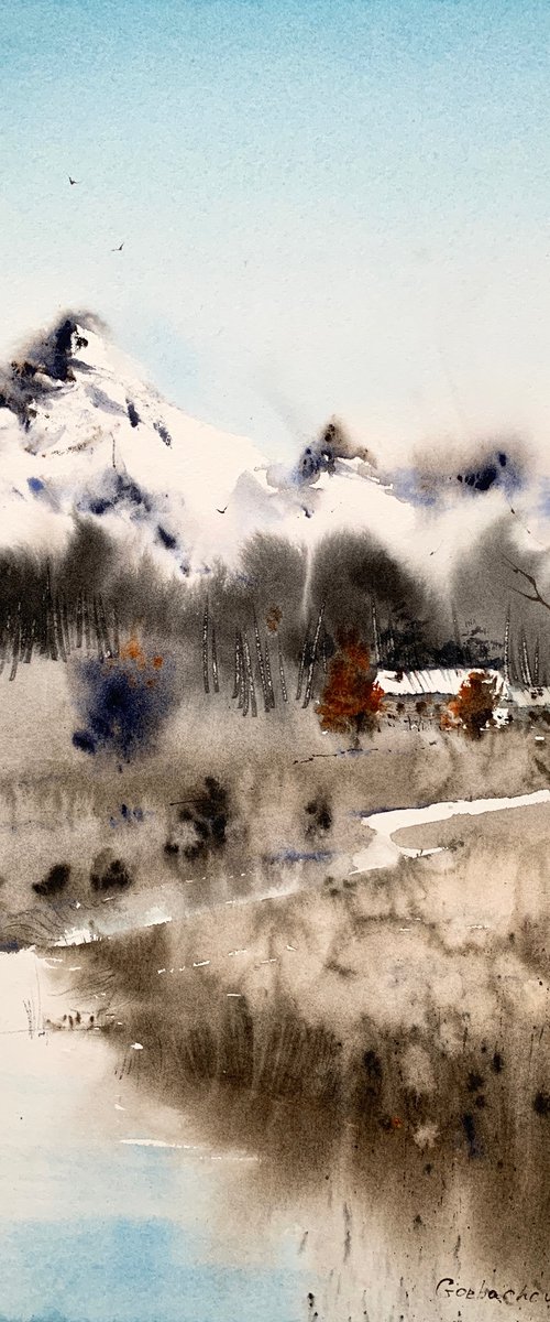 Mountainscape #5 by Eugenia Gorbacheva