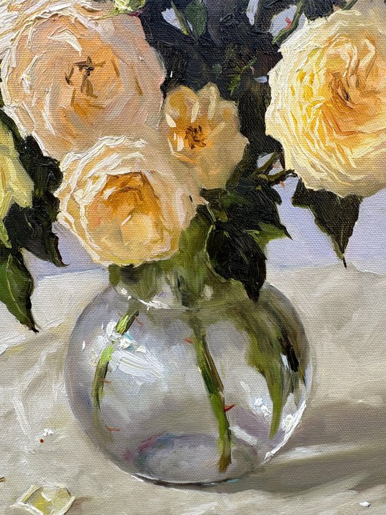 Yellow Roses Still life