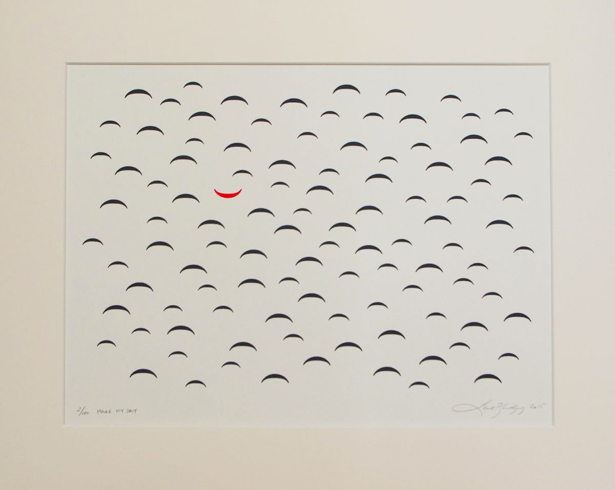 Screenprint , Make My Day! By Lene Bladbjerg, 20 X 16, Artwork For Sale On Artfinder