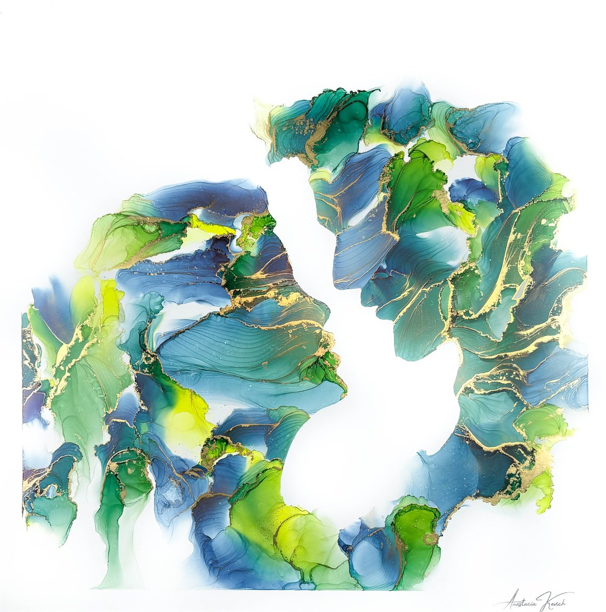 Silhouettes 13 By Anastacia Kevich, 20 X 20, Artwork For Sale On Artfinder