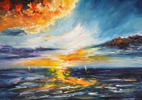 Beautiful Seascape Sunset M 3