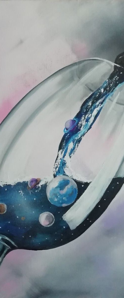 The world in a glass by Nataliia Plakhotnyk