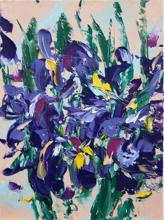 Whisper Iris 02 / Original Painting