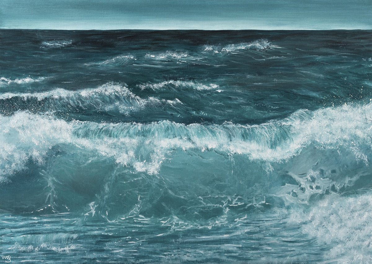 Ocean Wave by Sarah Vms Art