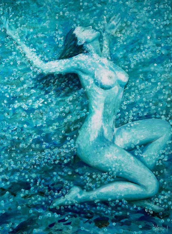 WOMEN. UNDERWATER. ODE TO WATER.