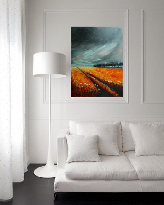 Storm on the way-  Fields and Colors Series