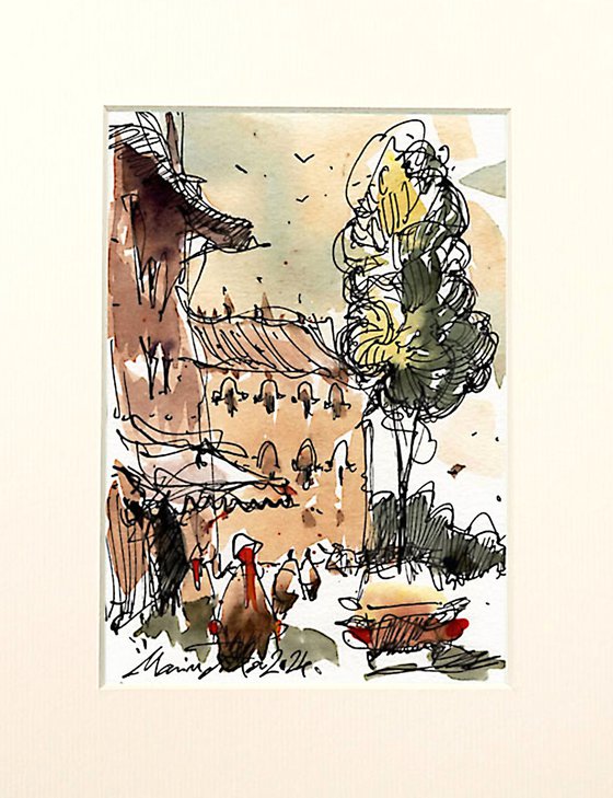 Bucharest Urban Sketch