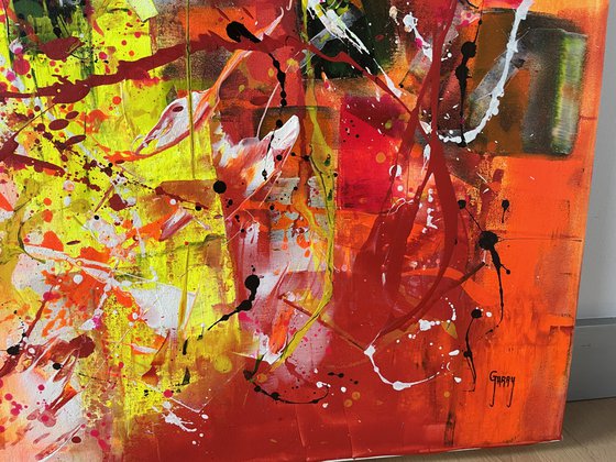 Diptych-Fire in the Dark