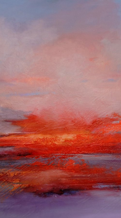 Do not cut a Good Time, 30" x 40". by Veta  Barker