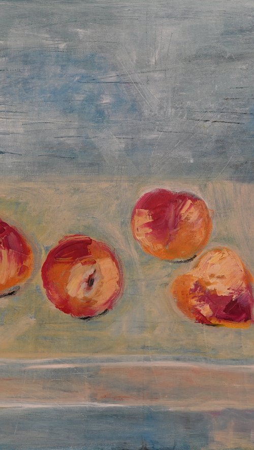 New season of peaches by Elena Zapassky