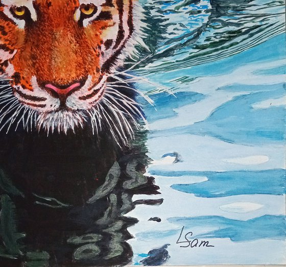 Floating Tiger