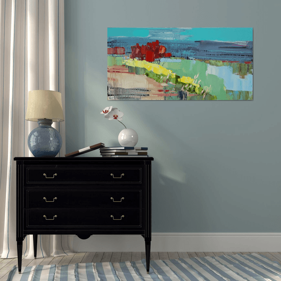 Flowers in the water