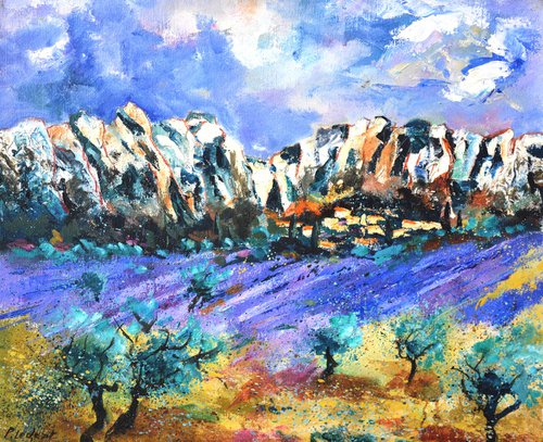 Lavender   in Provence France - 6523 by Pol Henry Ledent