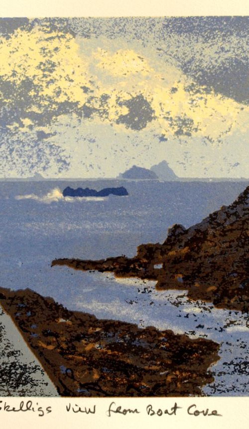 Skelligs View from Boat Cove by Aidan Flanagan Irish Landscapes