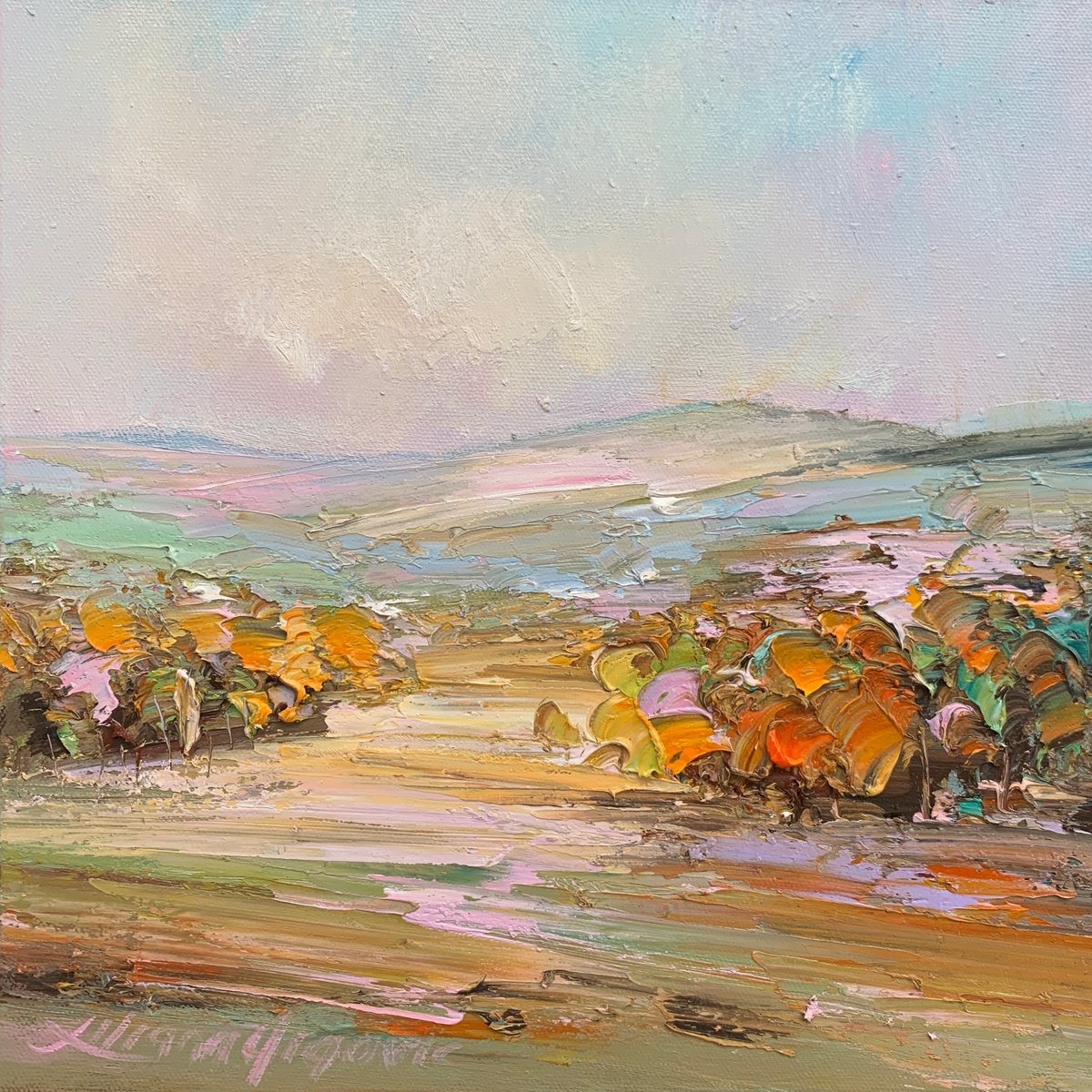 Yarra Valley No 9 Oil painting by Liliana Gigovic Artfinder