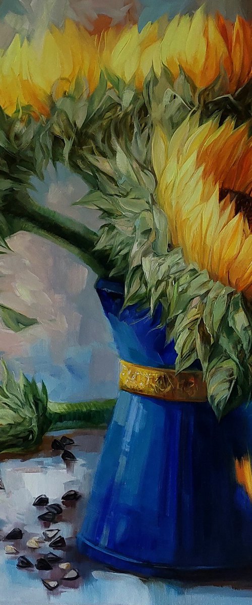 Sunflowers by Nataly Derevyanko