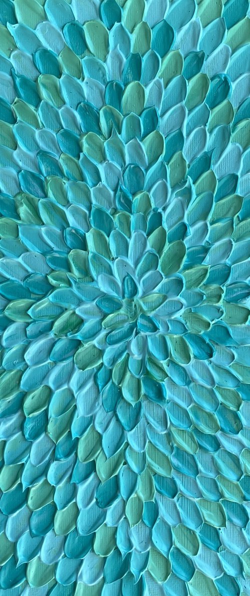 Turquoise morning by Guzaliya Xavier