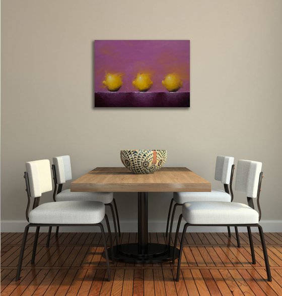 Three of a kind - Still life with lemons