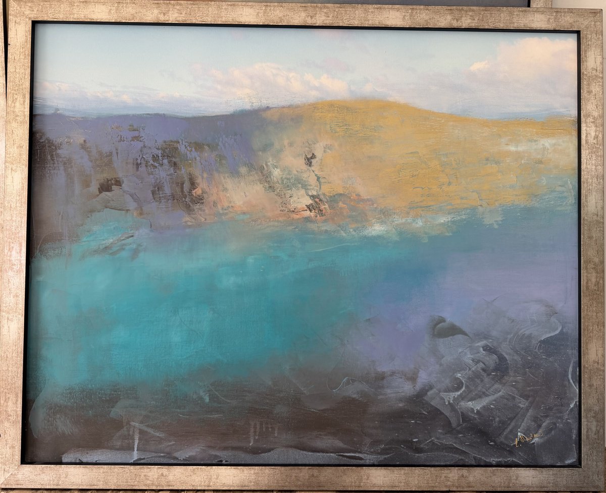 Golden Silence By Ludmila Budanov, 42 X 34, Artwork For Sale On Artfinder