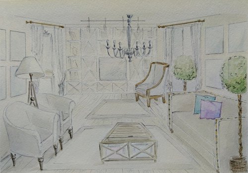 Interior. Project. #3 by Yury Klyan