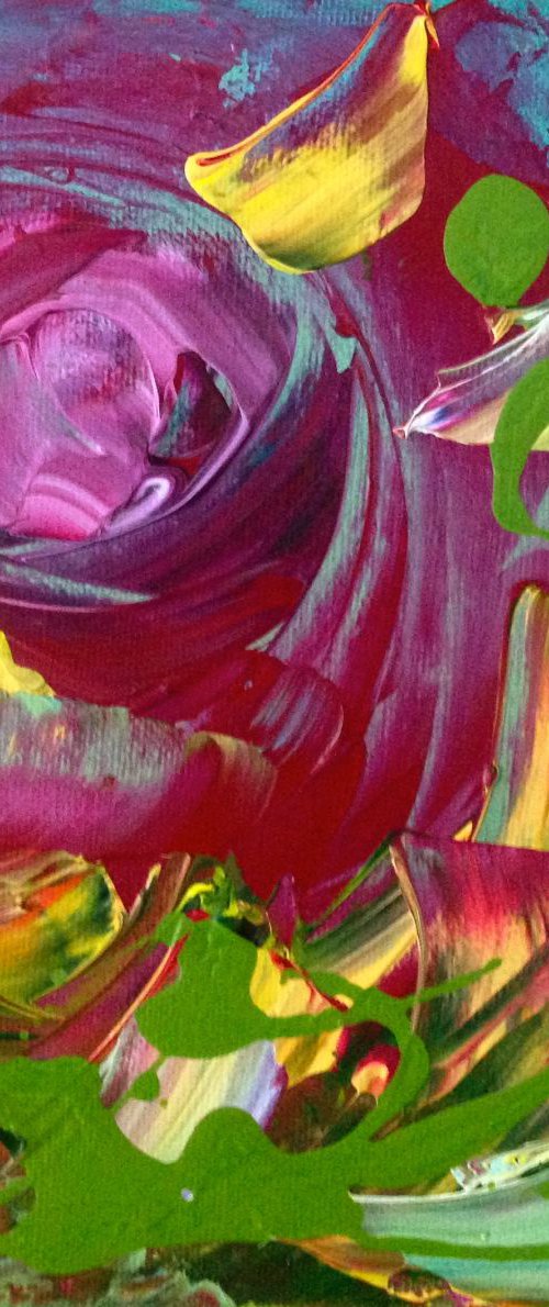 Blooming in Purples by Emma Sian Pritchard