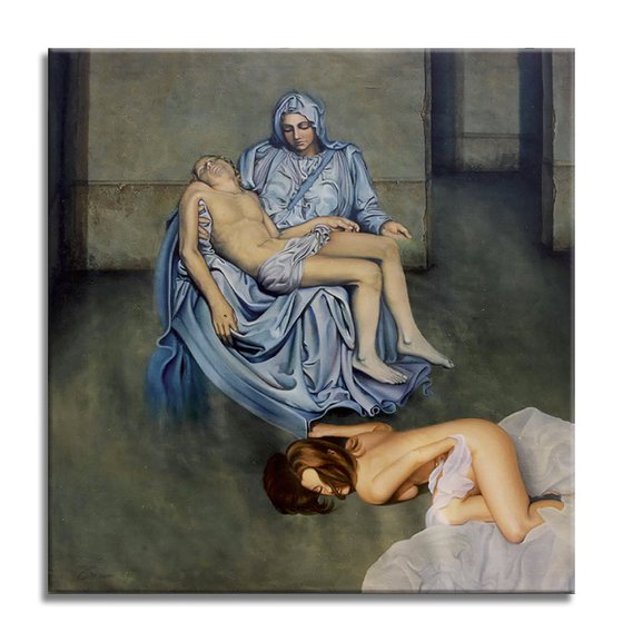 Pieta after Michelangelo