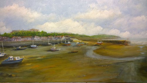 "TIDES OUT FOLKESTONE HARBOUR" by Colin Buckham