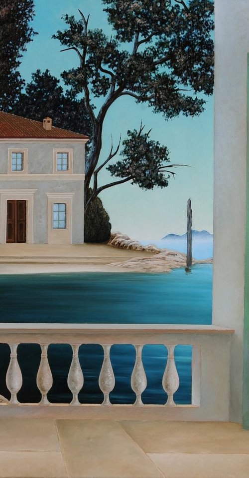 in the house  cm.73xcm.93 by Cecco Mariniello