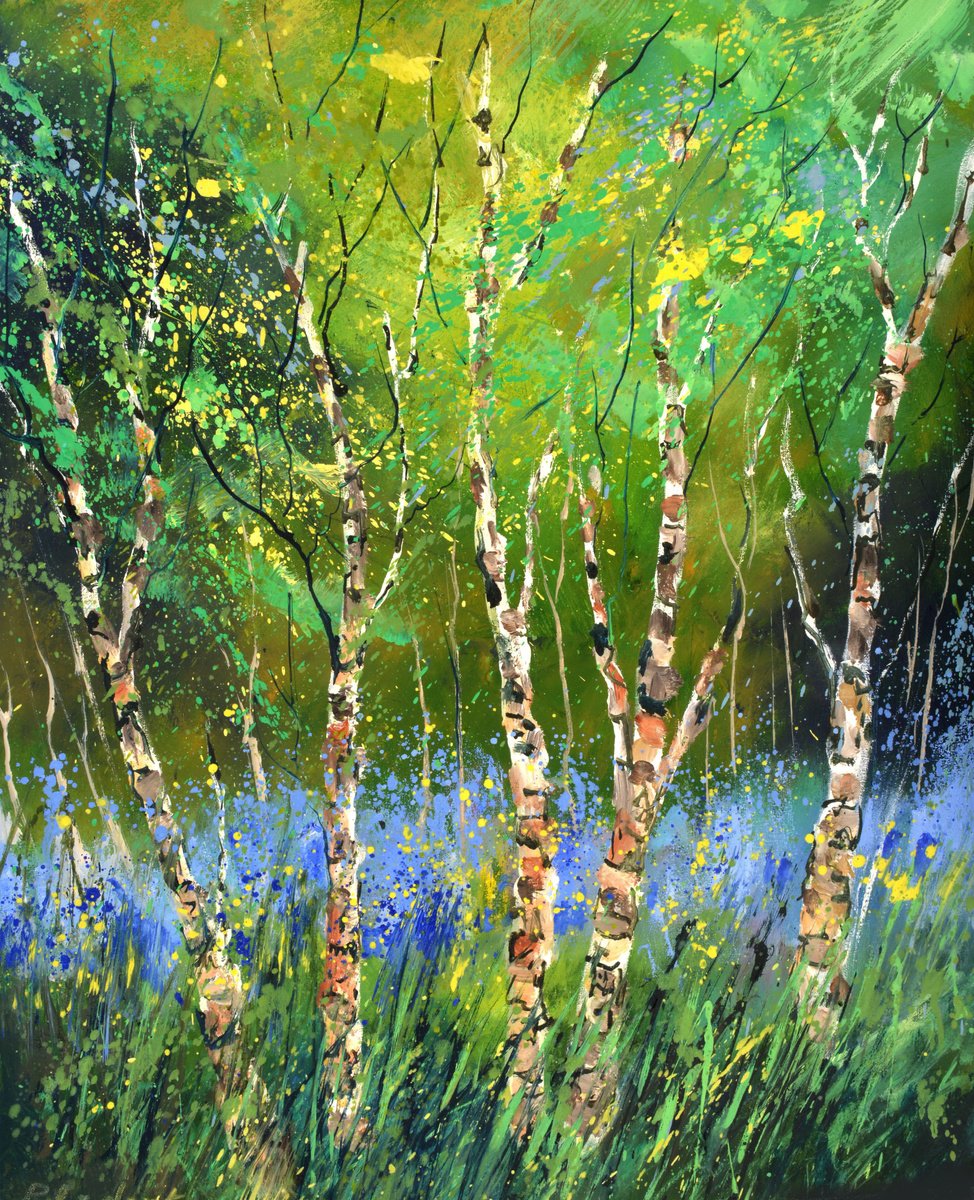 Aspen trees - 5622 by Pol Henry Ledent