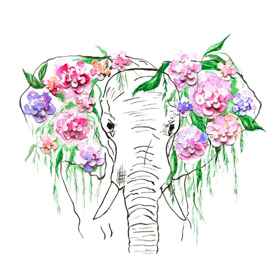 Spring elephant