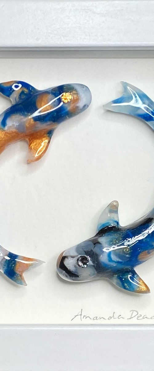 Two Koi by Amanda Deadman