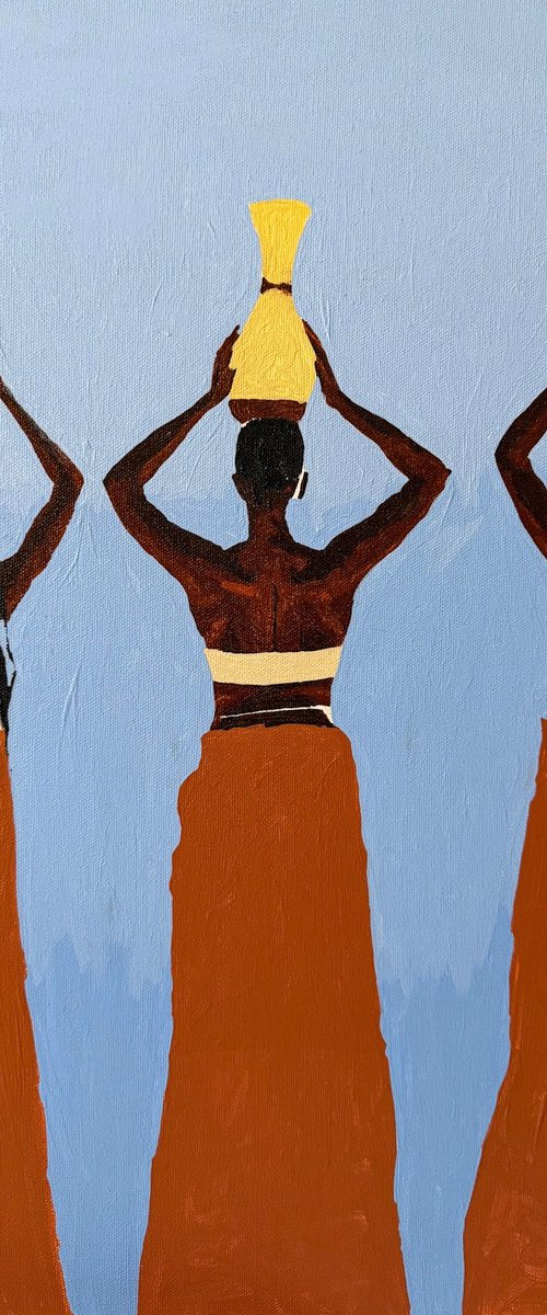 Sisters In Stride by Emmanuel Akolo