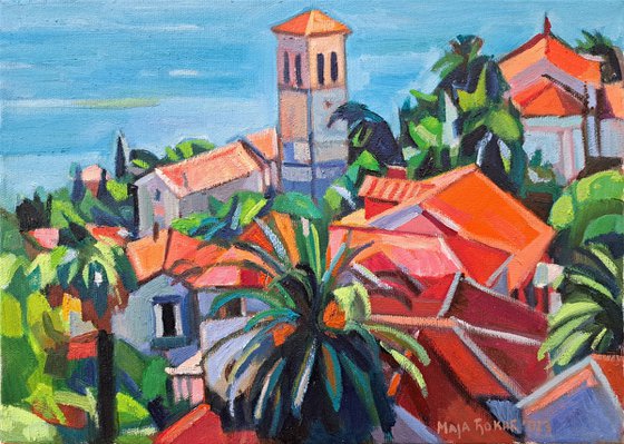 Red roofs of Herceg Novi,  2023