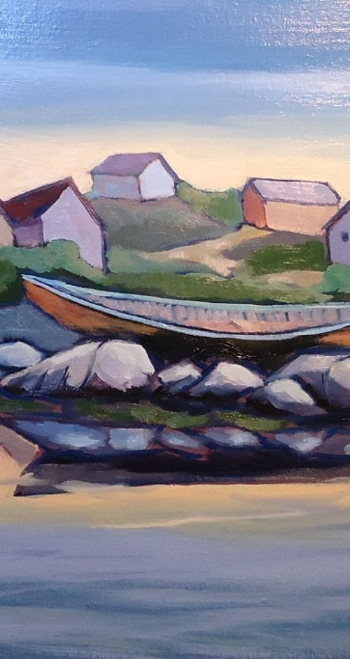 Peggy's Cove, Nova Scotia, Canada by Edward  Abela