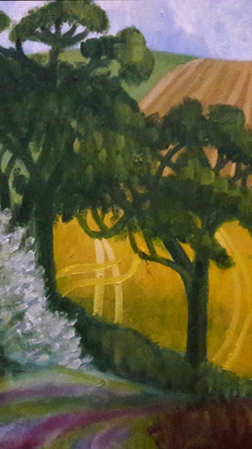 Public Footpath, Summer by Jack Bagley