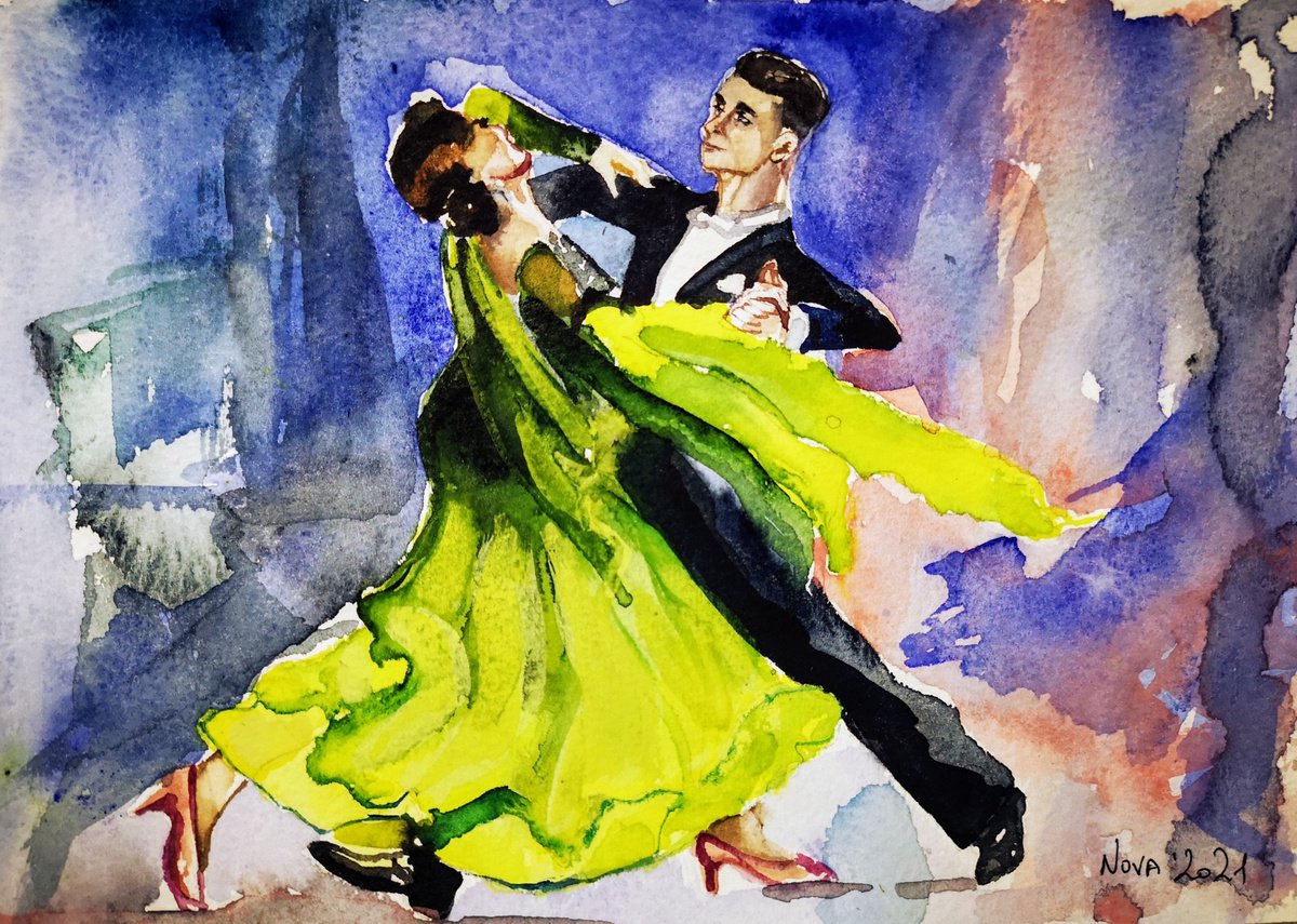 Ballroom Dance III by Jelena Nova