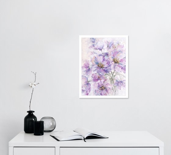 Lilac flowers bouquet