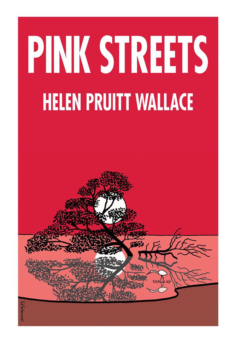 Pink Streets - Modern Graphic Art Print by Ed Schimmel