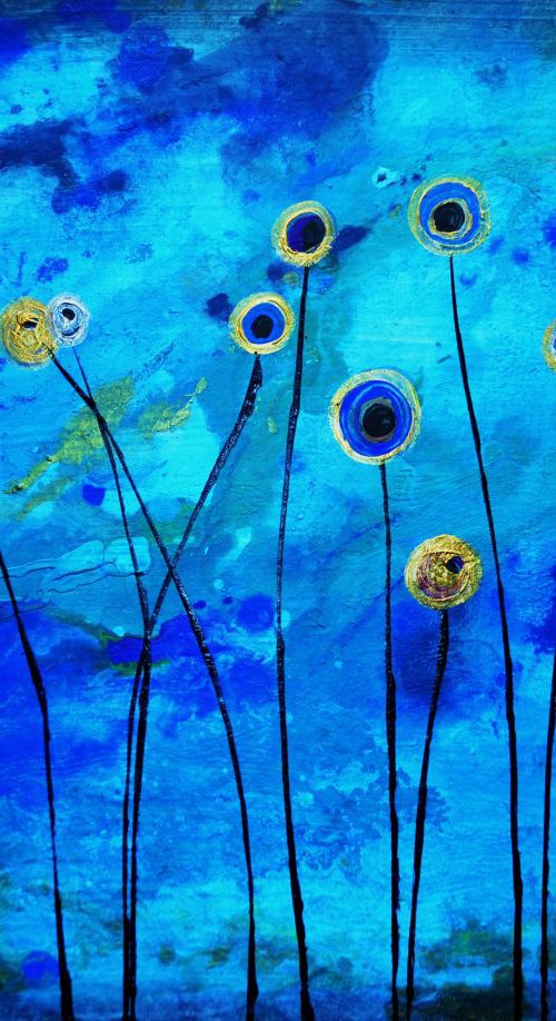 Space Poppies by Henrieta Angel