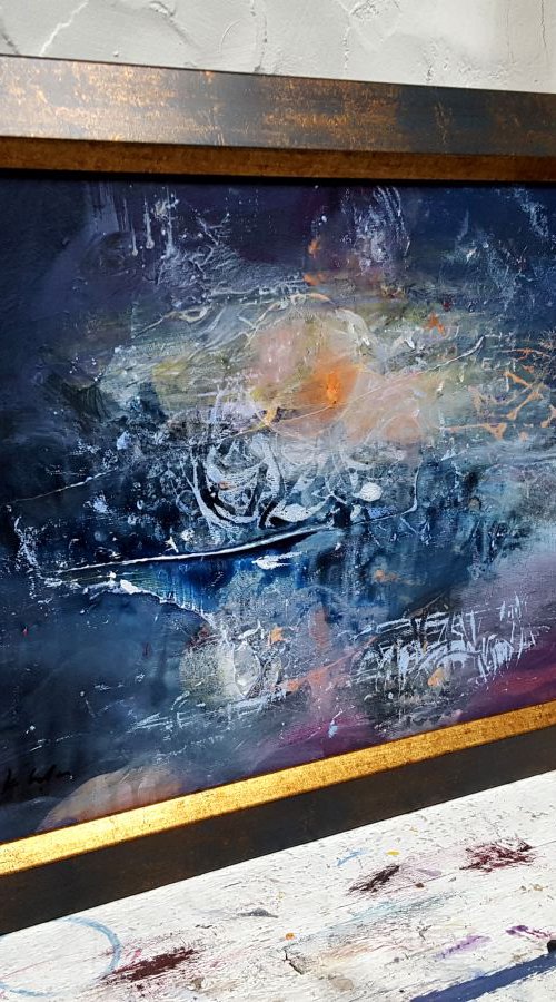Oneiric unique dreamscape mindscape by romanian painter KLOSKA abstract light compositions by Kloska Ovidiu