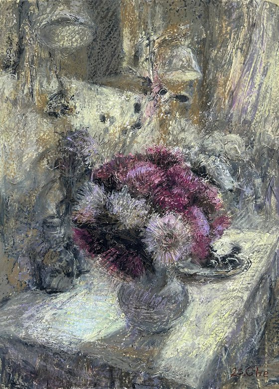 There were asters on the table that day