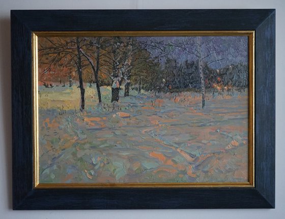 Winter night. Maryino