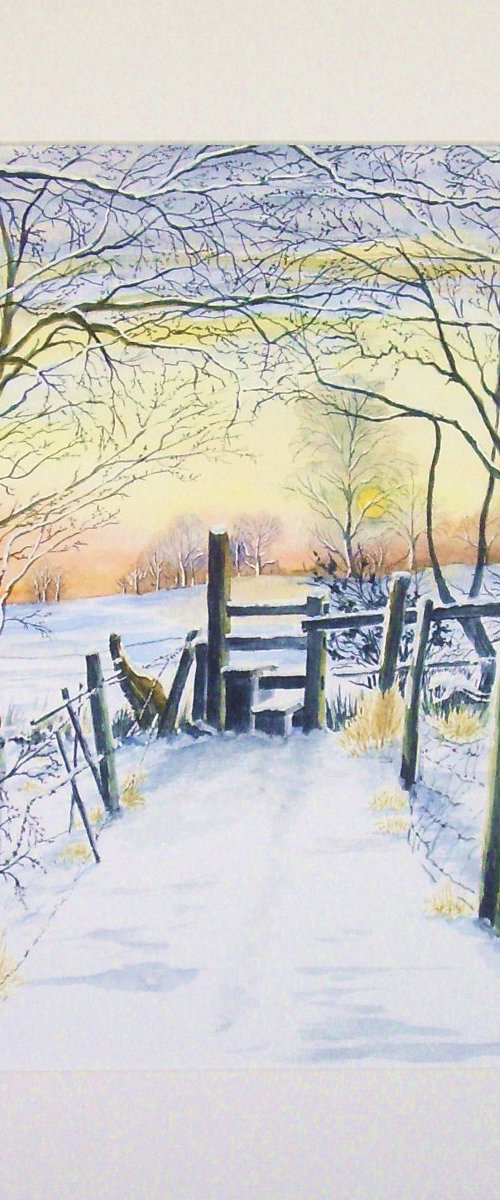 Winter Walk by Max Aitken