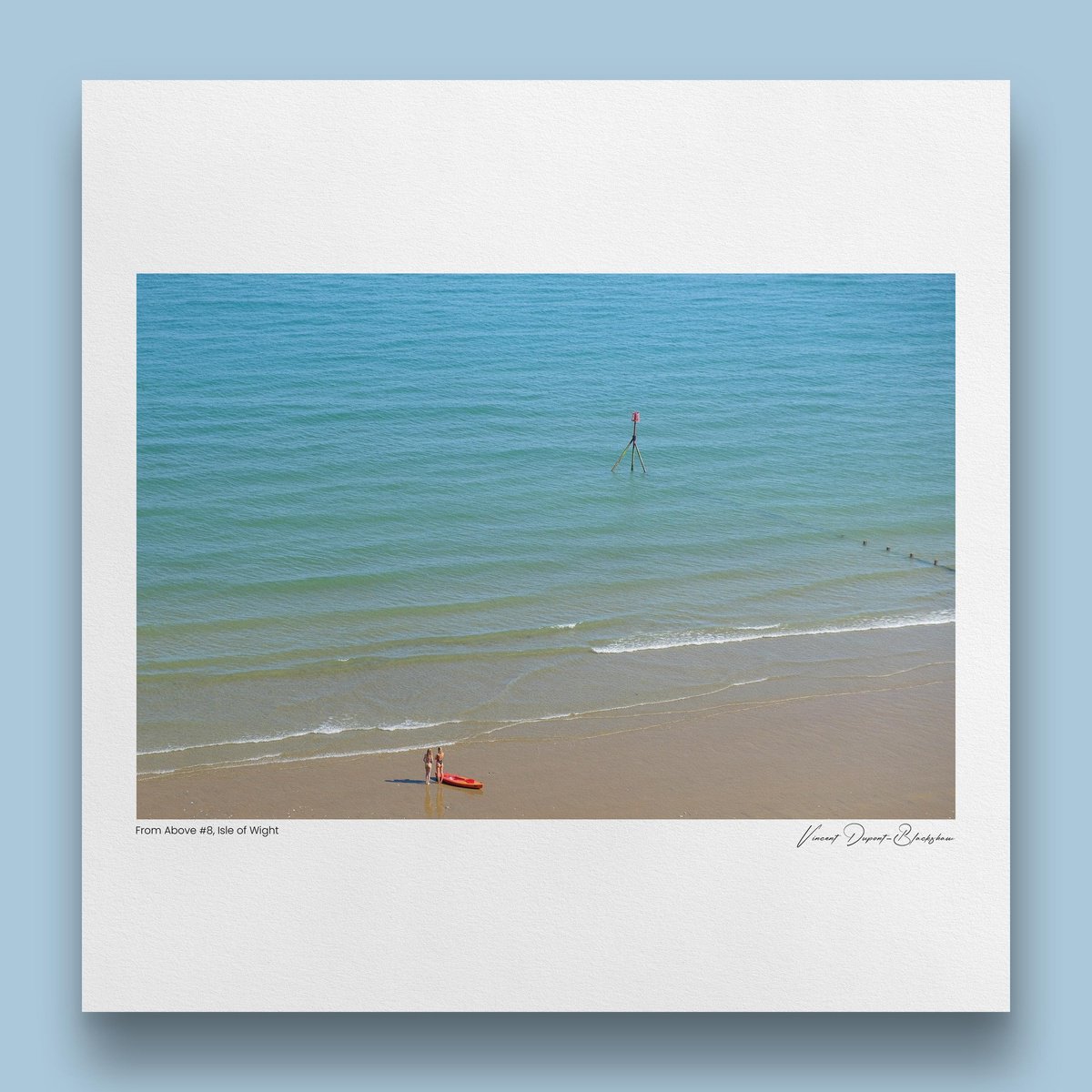 Landscape Photograph By Vincent Dupont-Blackshaw, 20 X 20", From Above #8, Original Artwork